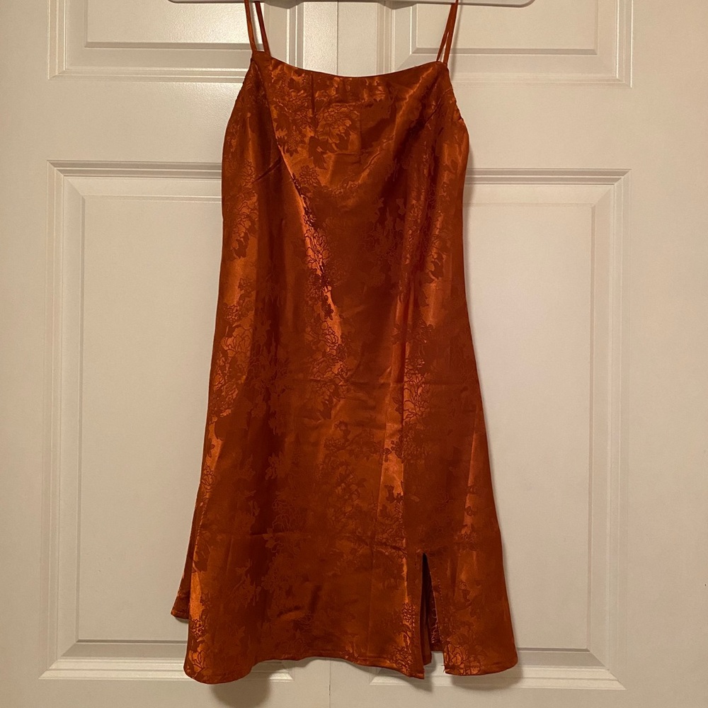 Orange Princess Polly Mini Dress